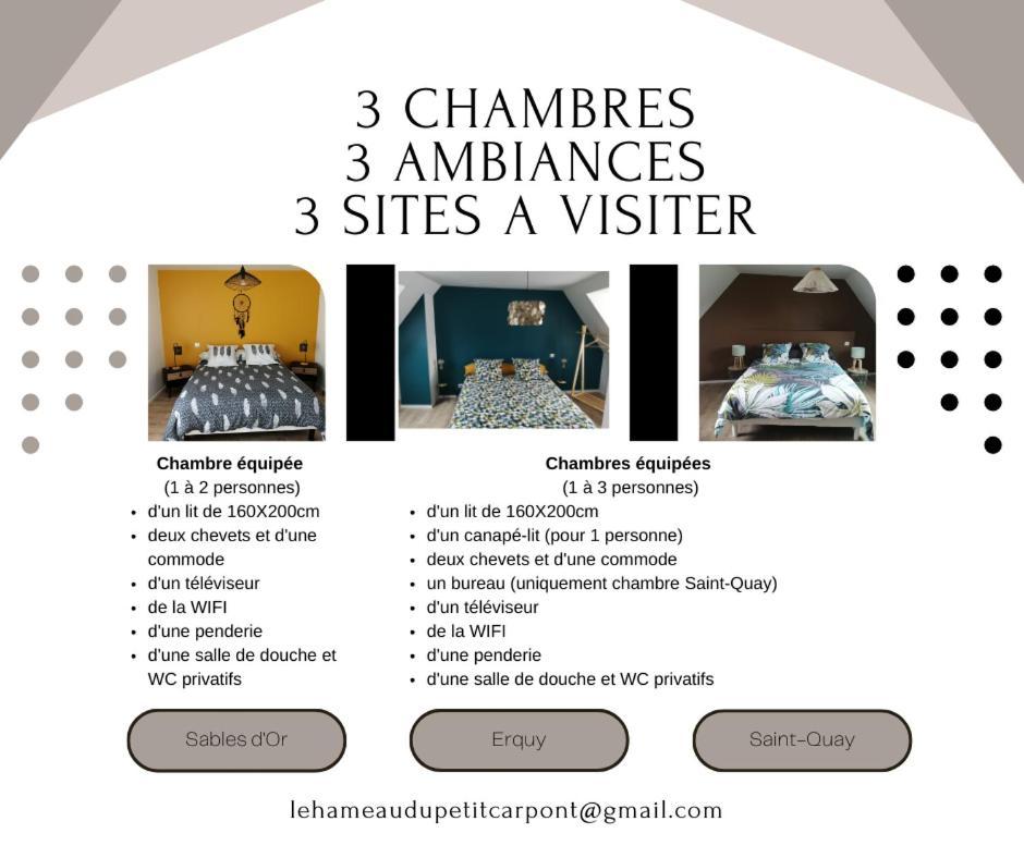 Le Hameau Du Petit Carpont - Chambres D'Hotes -Baie De Saint-Brieuc-Entre-Paimpol Et Erquy - Petit Dejeuner Breton Ploufragan Екстериор снимка